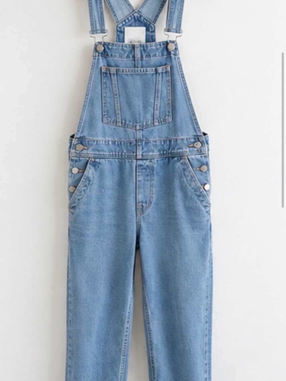 ASOS Light Blue Denim Overalls Jumpsuit